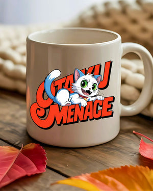 “11oz & 15oz Japanese Cat Meme Mug by Memez Store”