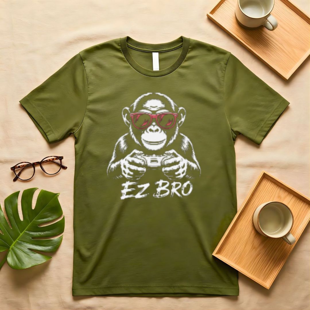 Ez Bro Gamers Sarcastic Victory Meme T-Shirt