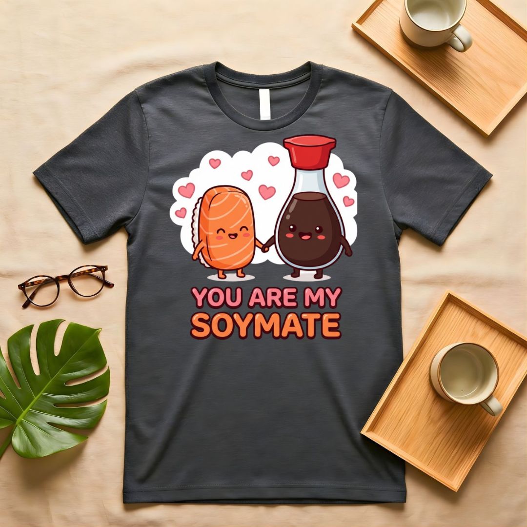 You are Soya Mate Vegan Pun T-Shirt for Friends