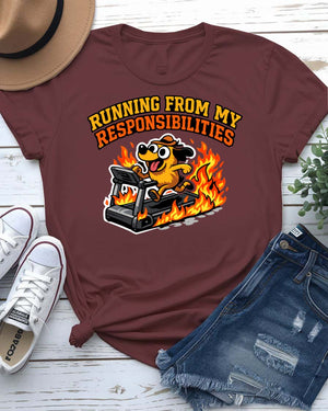 Running From My Responsibilities Graphic T-Shirt