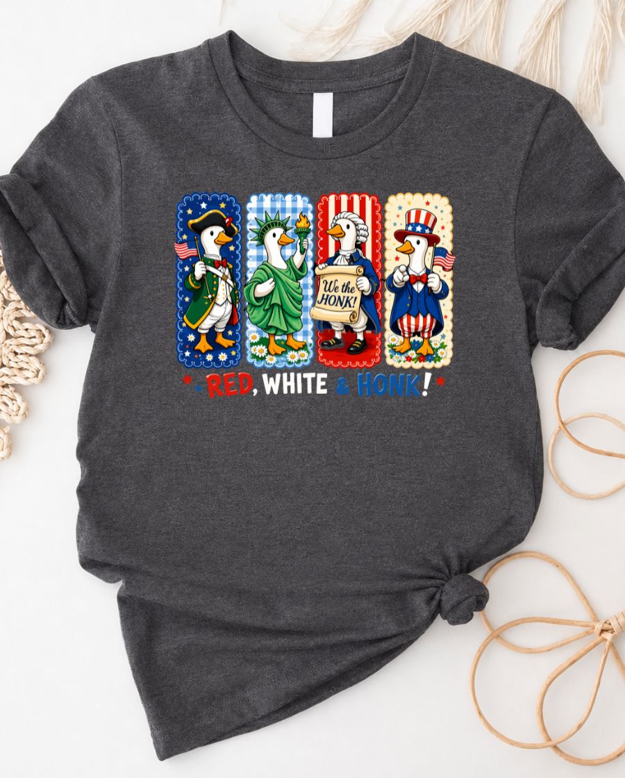 Honk Duck Lover's 4th of July Tee