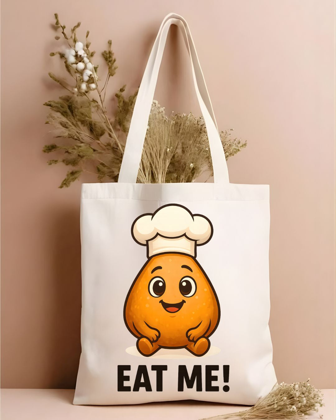 "Eat Me" Alice in Wonderland Literary Tote Bag