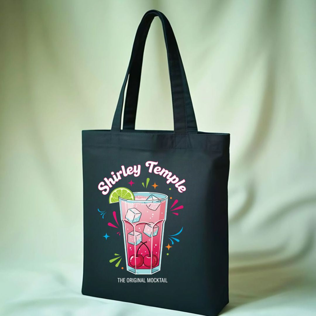 Shirley Temple Vintage Child Star & Mocktail Tote Bag