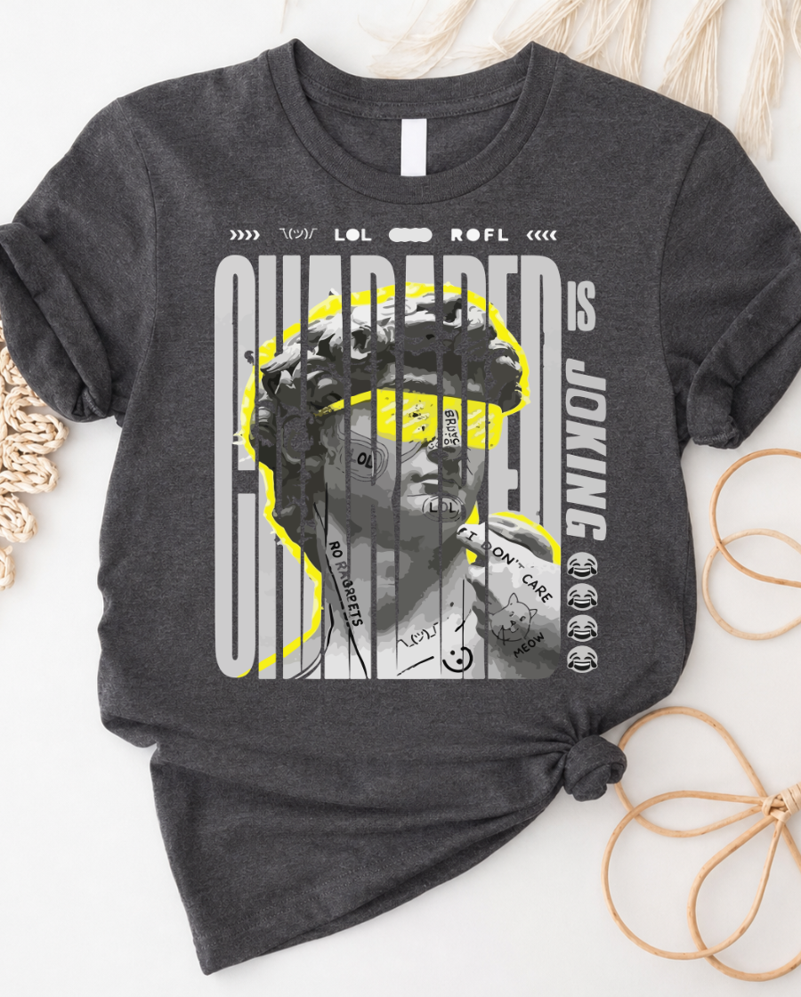 Overthinking Statue Design T-Shirt