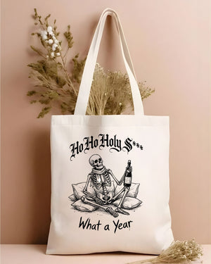 What A Year Funny Understated Sarcasm Tote Bag