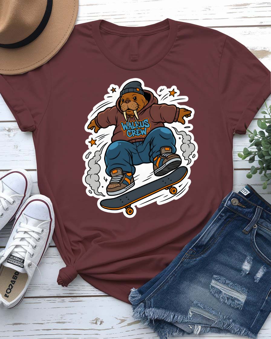 Walrus Crew Skate Lover's Tee