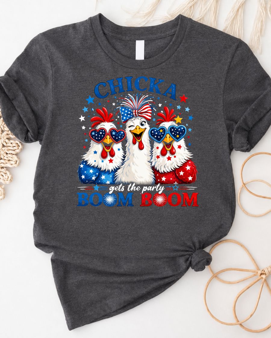 Chicka Boom Boom 4 July Tee