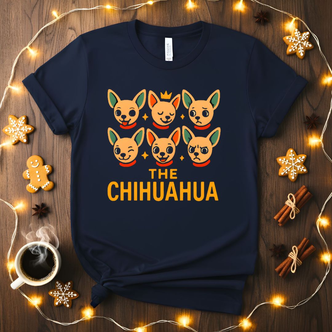 Anxious Chihuahua Meme "I'm a Fraidy Cat" Funny T-Shirt