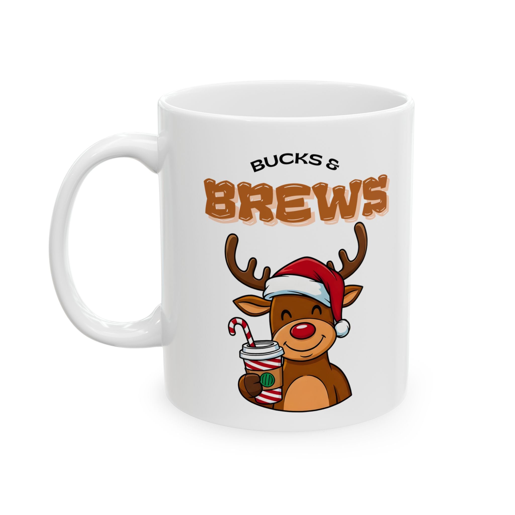 Bucks & Brew Christmas Coffee Mug