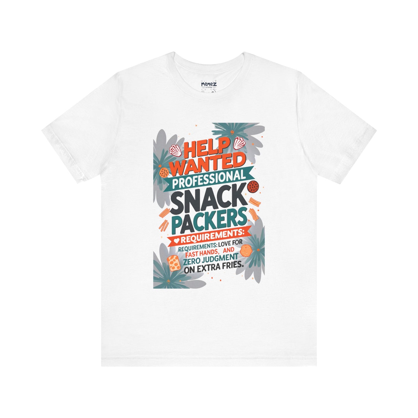 Funny Professional Snacks Packer T-Shirt