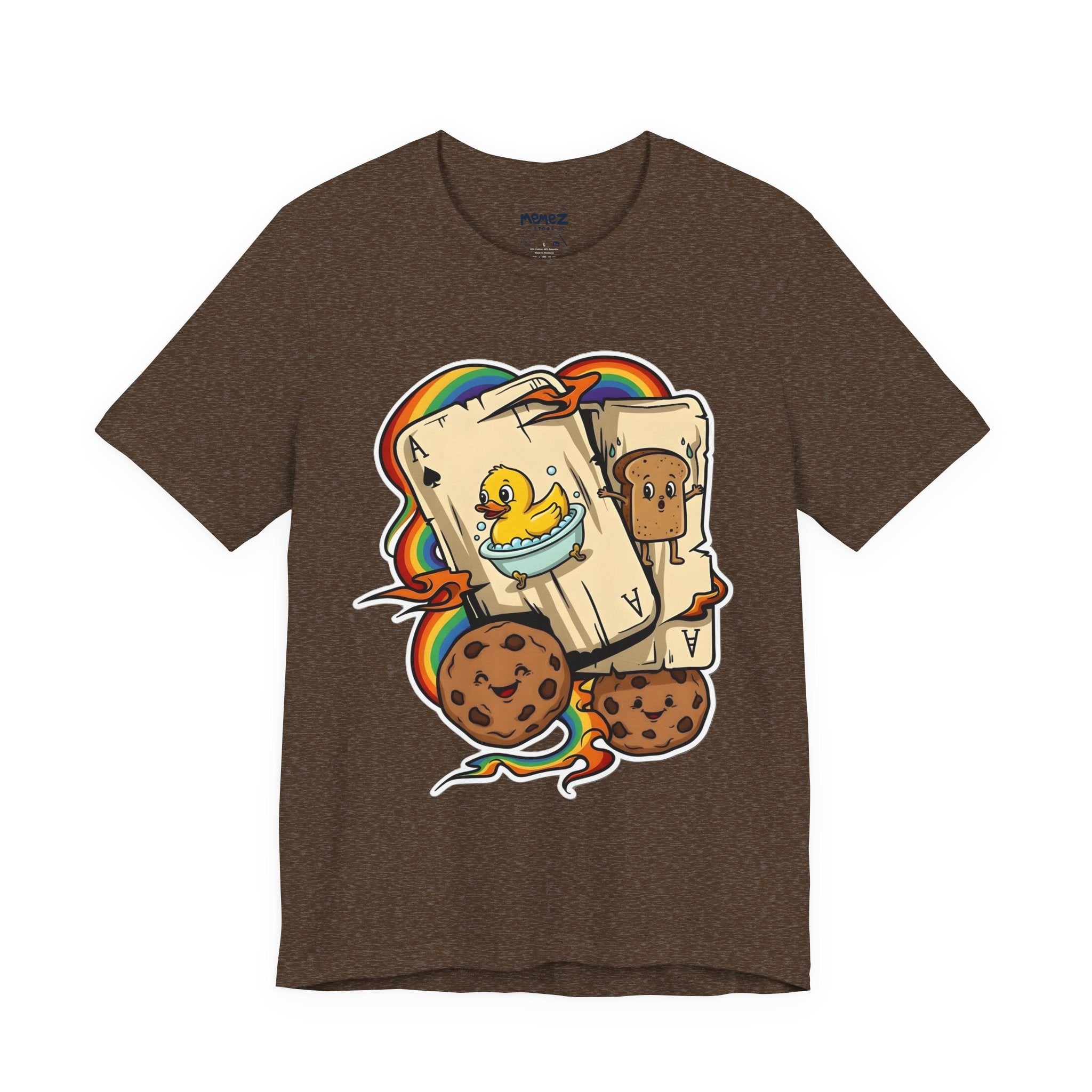 Playing Cards and Cookies Meme Funny Tee