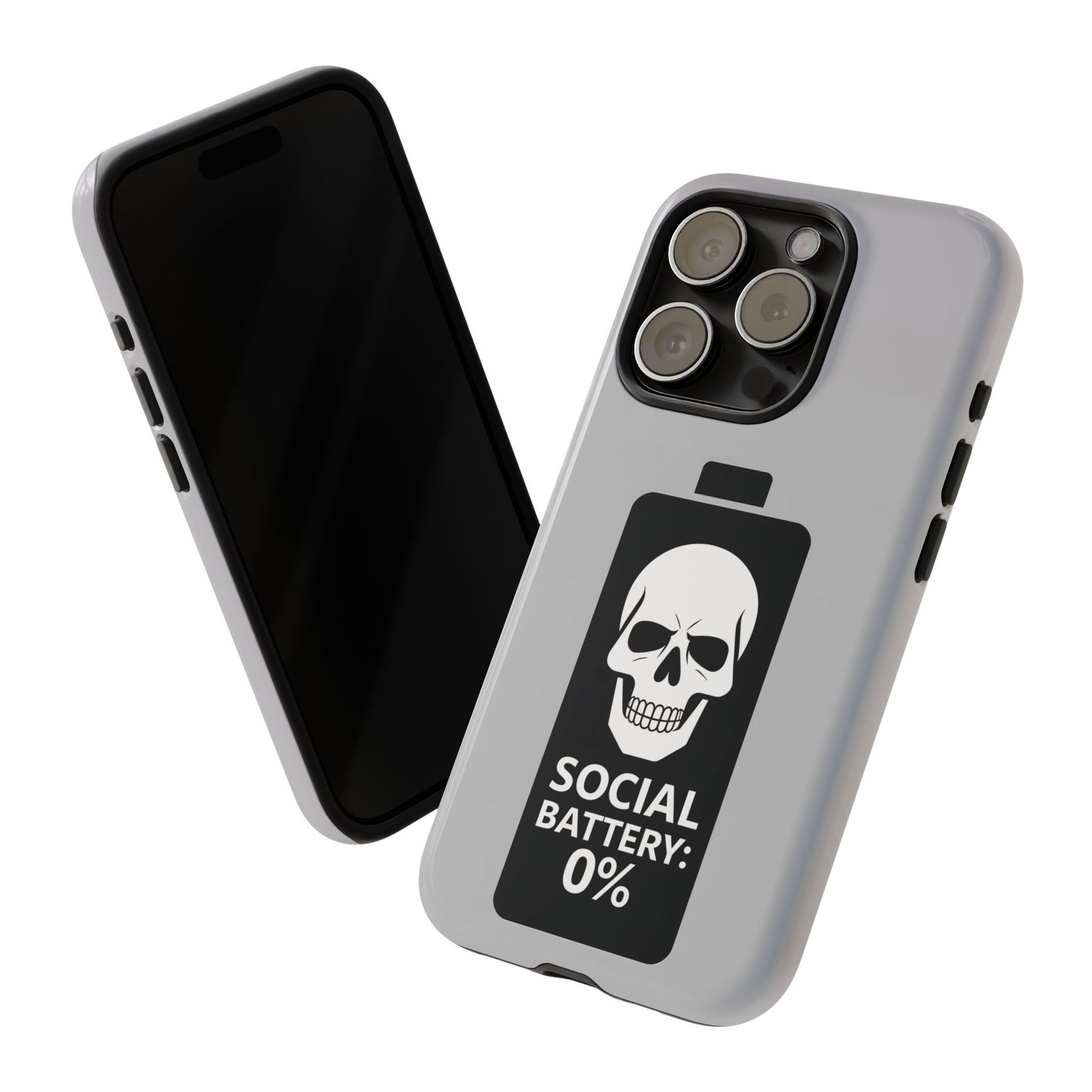 Social Battery Zeero I Phone case by Memez Store