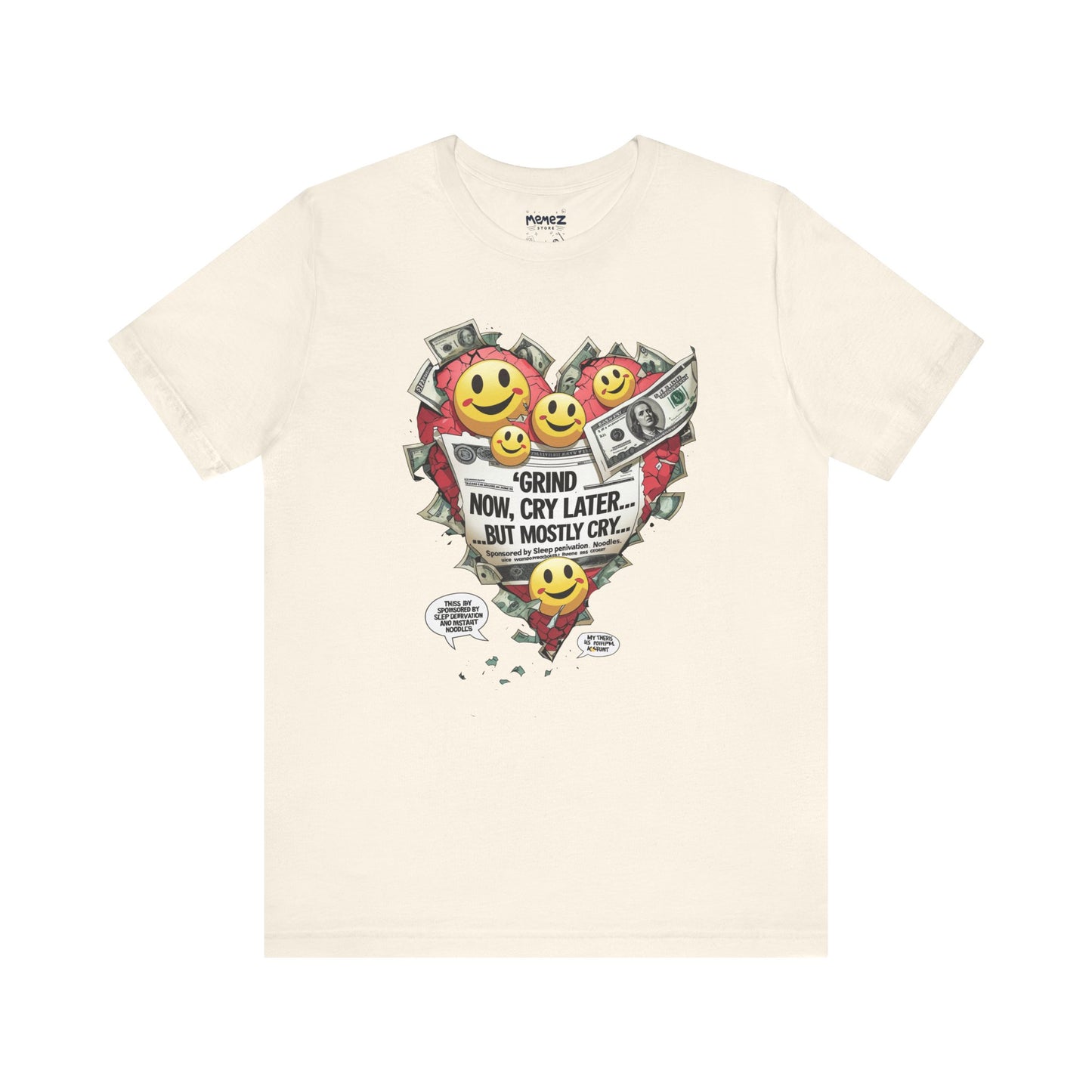 Money Vs Health Funny and Meme T-shirt - Unisex Tee - Memez Store