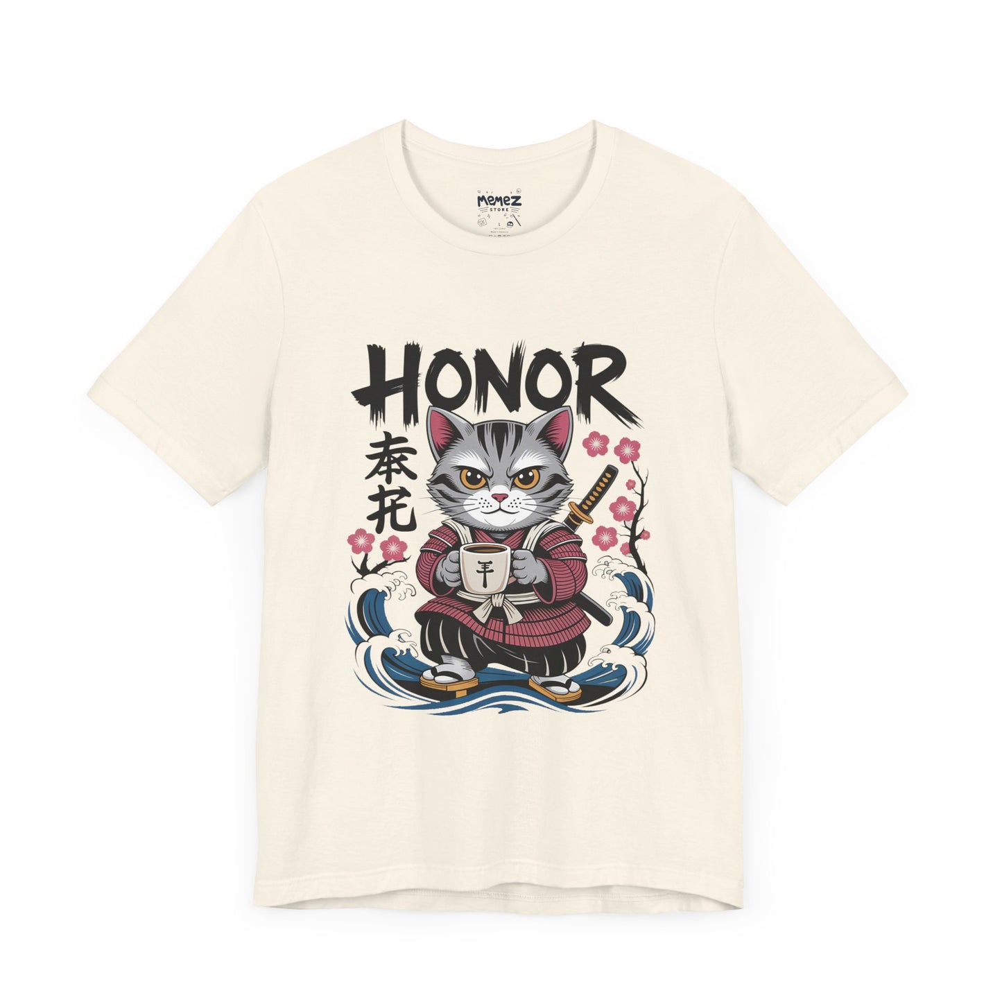 Japanese Noodle Funny Cat Tee