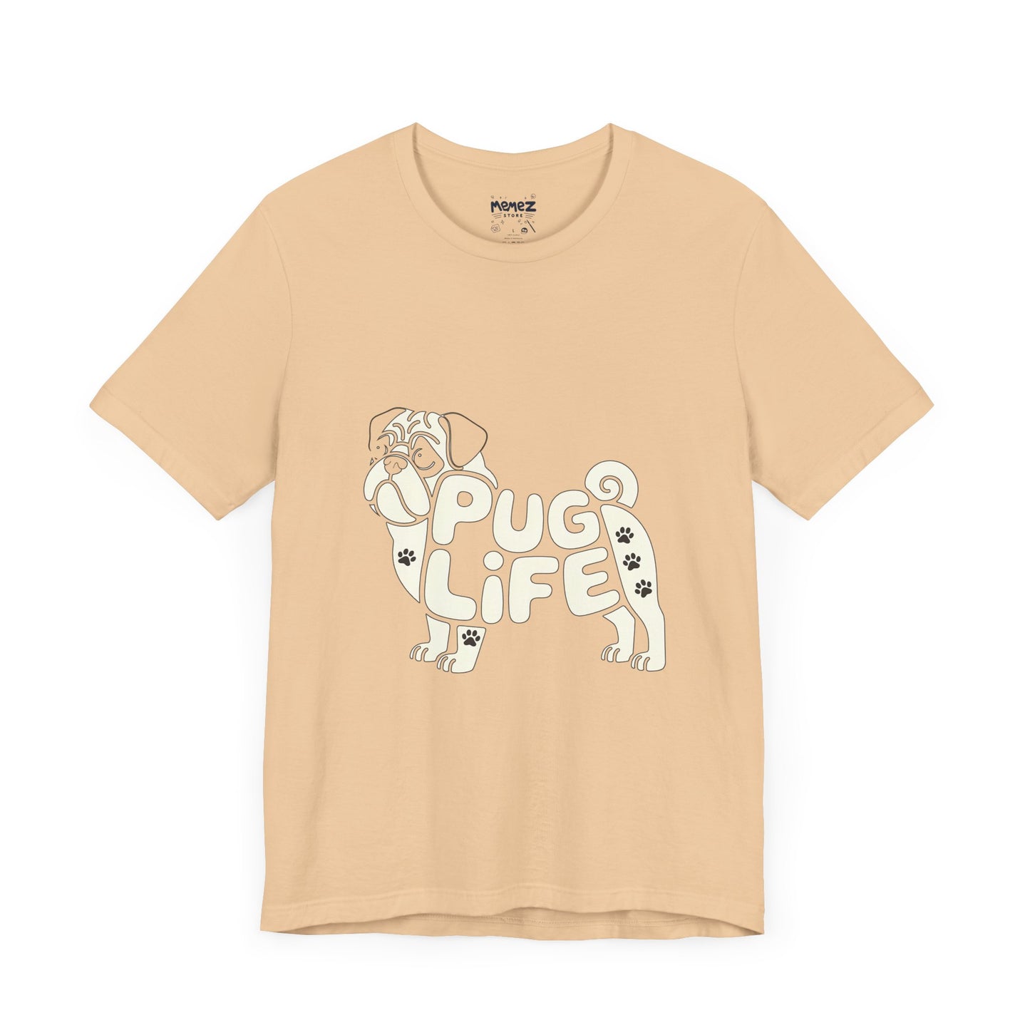 Unisex Tee PUG Life Dog Lover's Meme Tee By Memez store