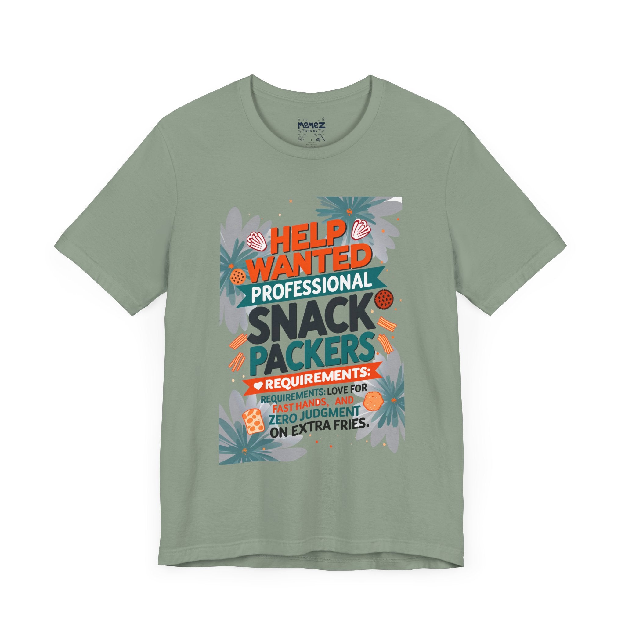 Funny Professional Snacks Packer T-Shirt