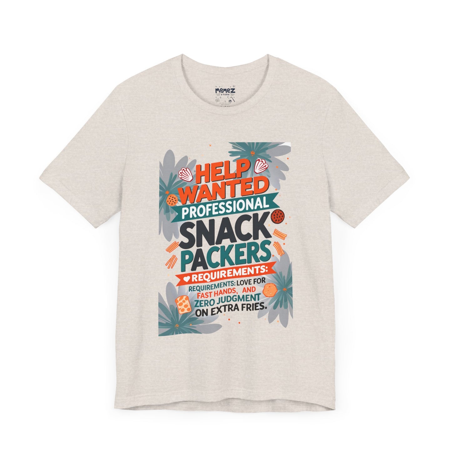 Funny Professional Snacks Packer T-Shirt