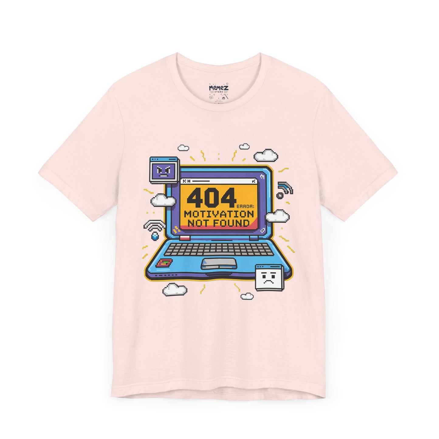 Funny 404 Error Motivation Not Found Tee