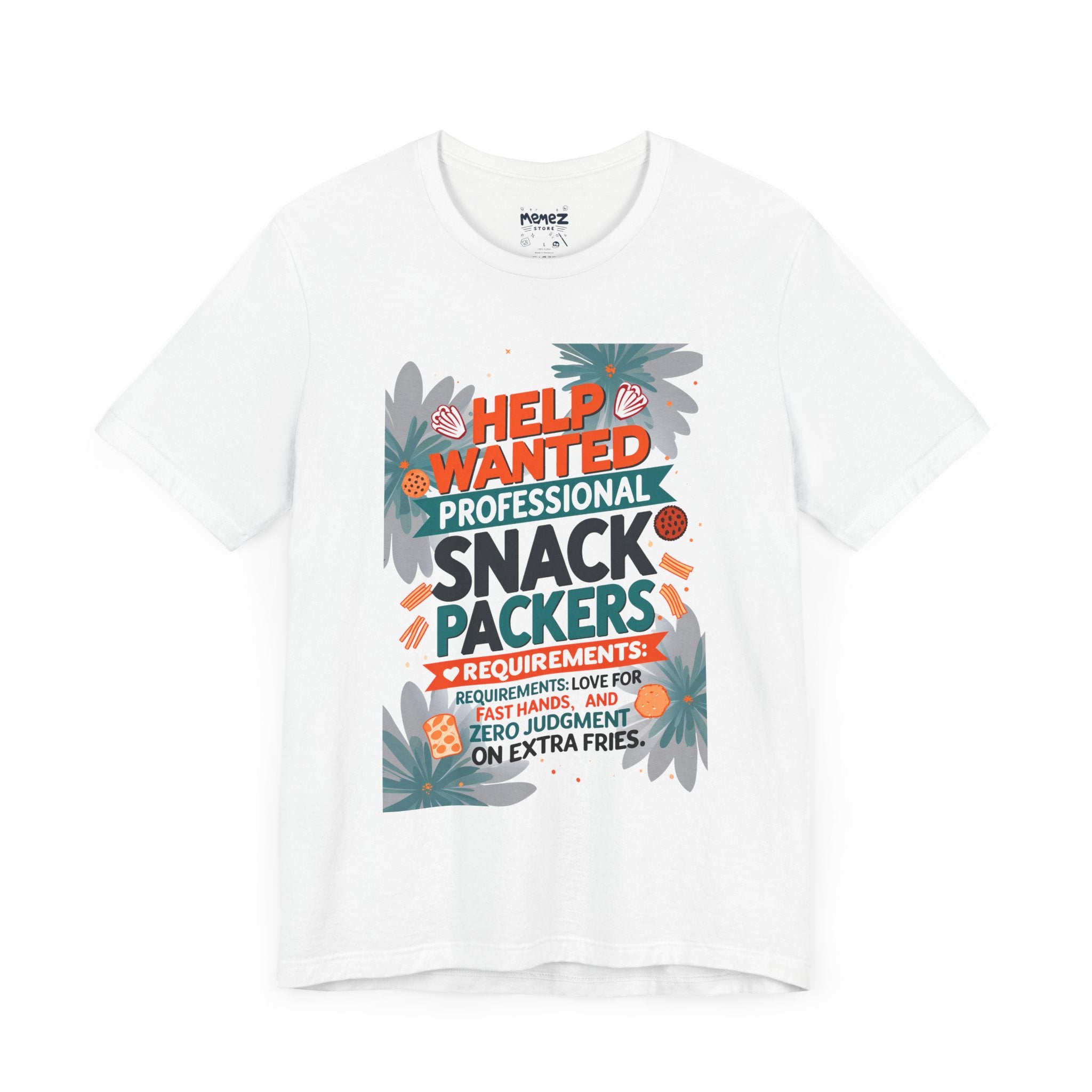 Funny Professional Snacks Packer T-Shirt