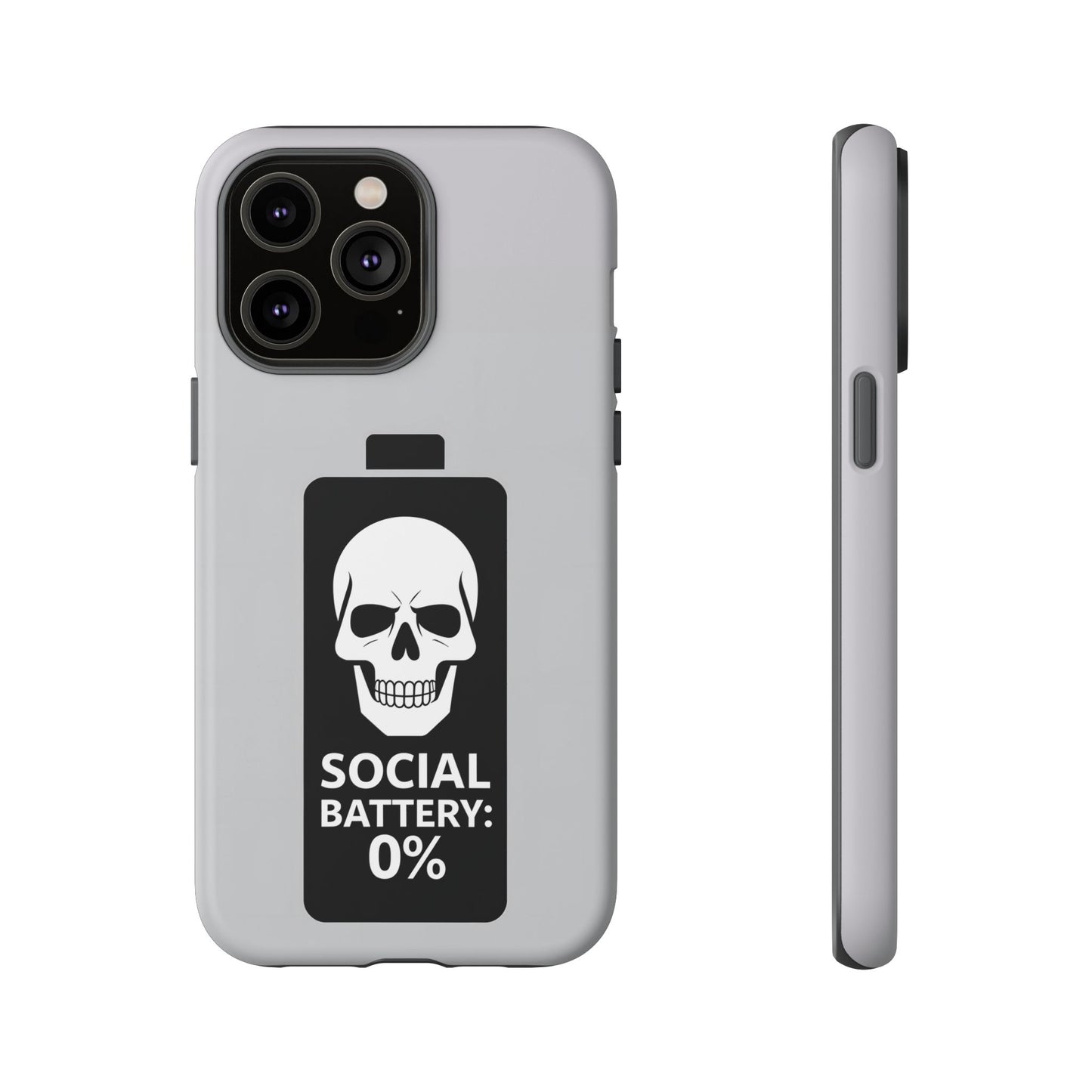 Social Battery Zeero I Phone case by Memez Store
