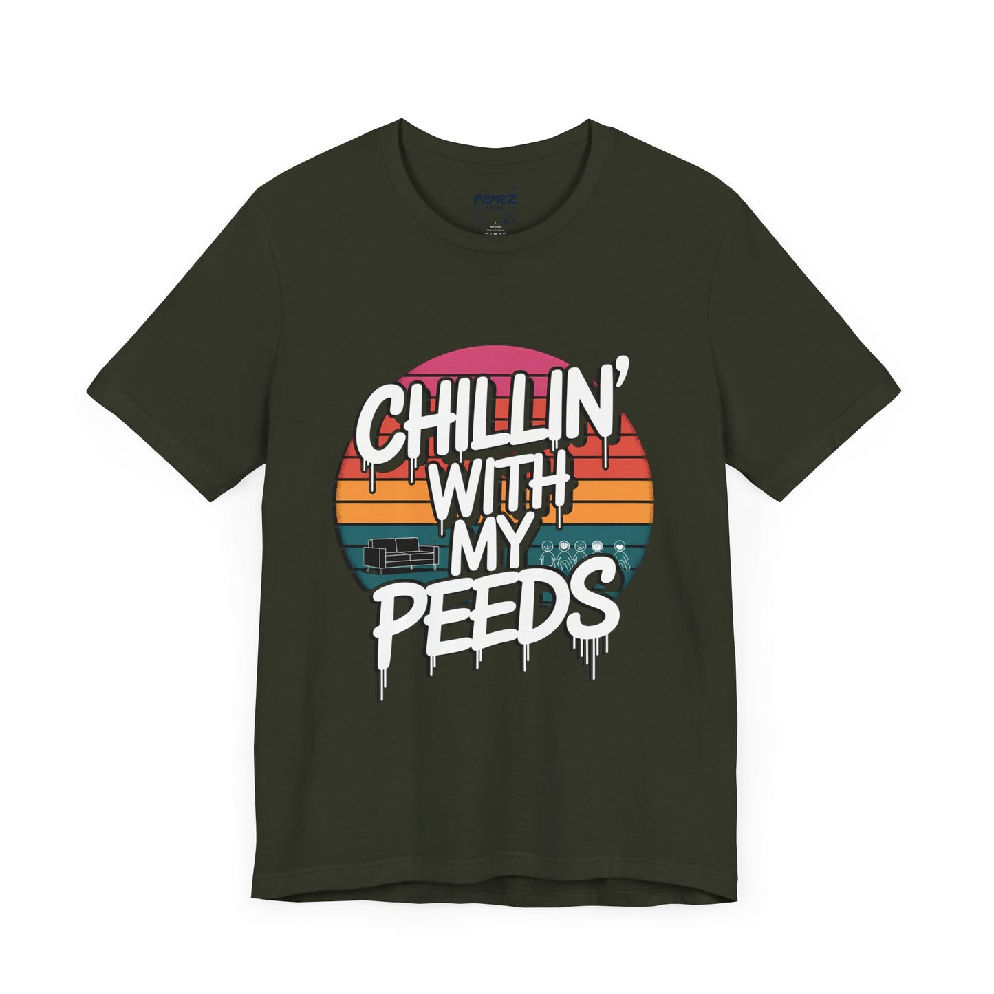 CHillin With Peeds A Funny Easter Tee By Memez Store