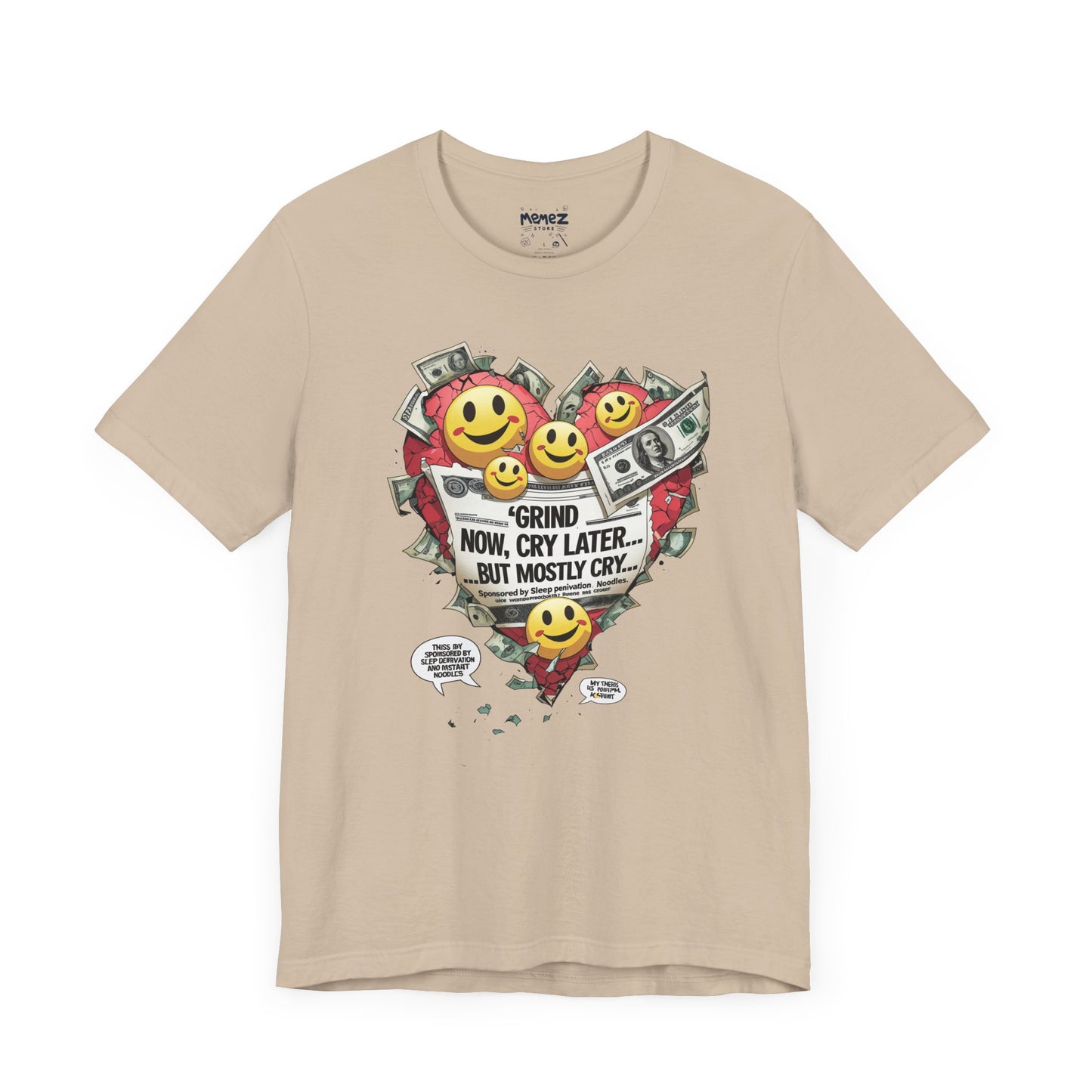 Money Vs Health Funny and Meme T-shirt - Unisex Tee - Memez Store