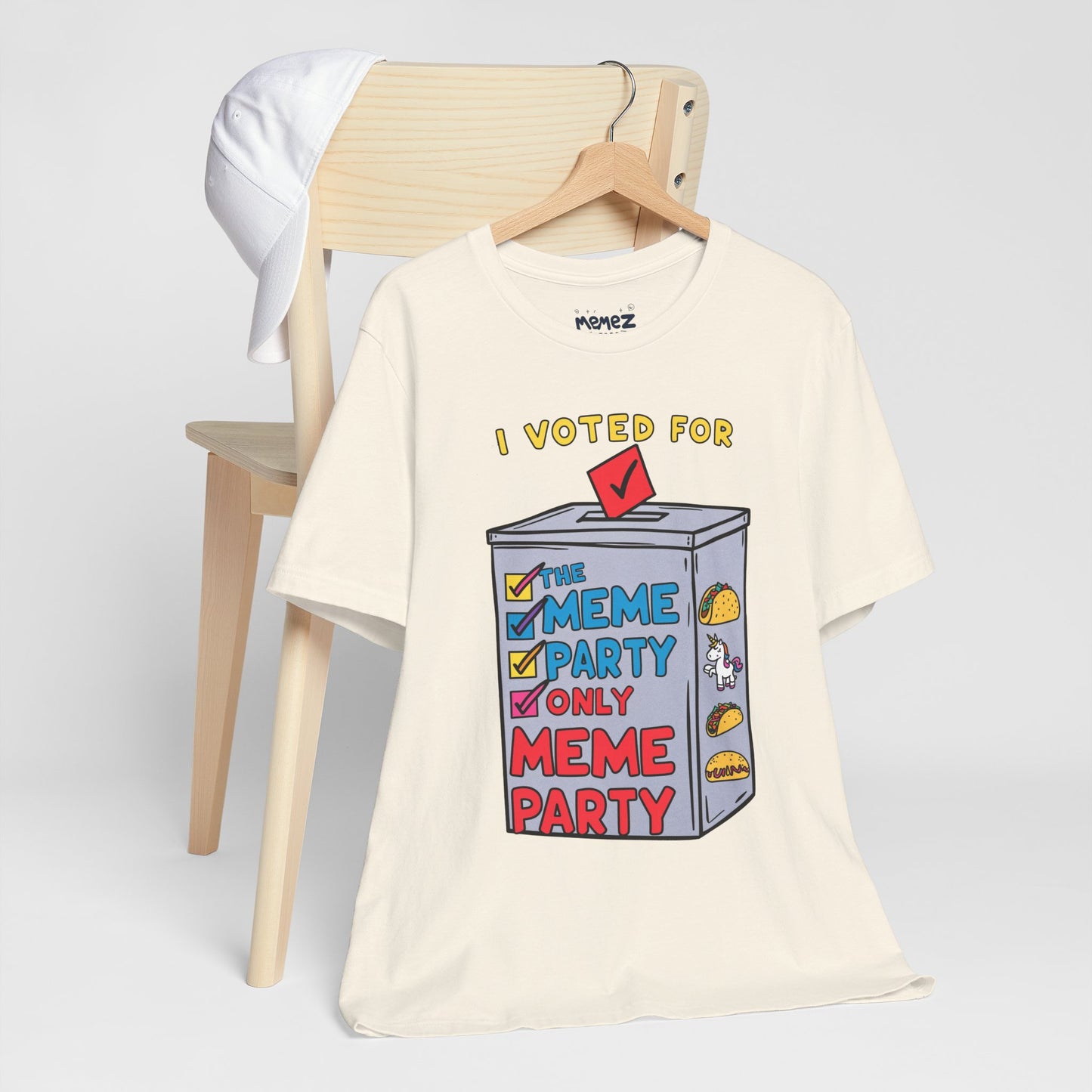 I votted for Meme Partly Only funny and Meme T-shirt By Memez Store
