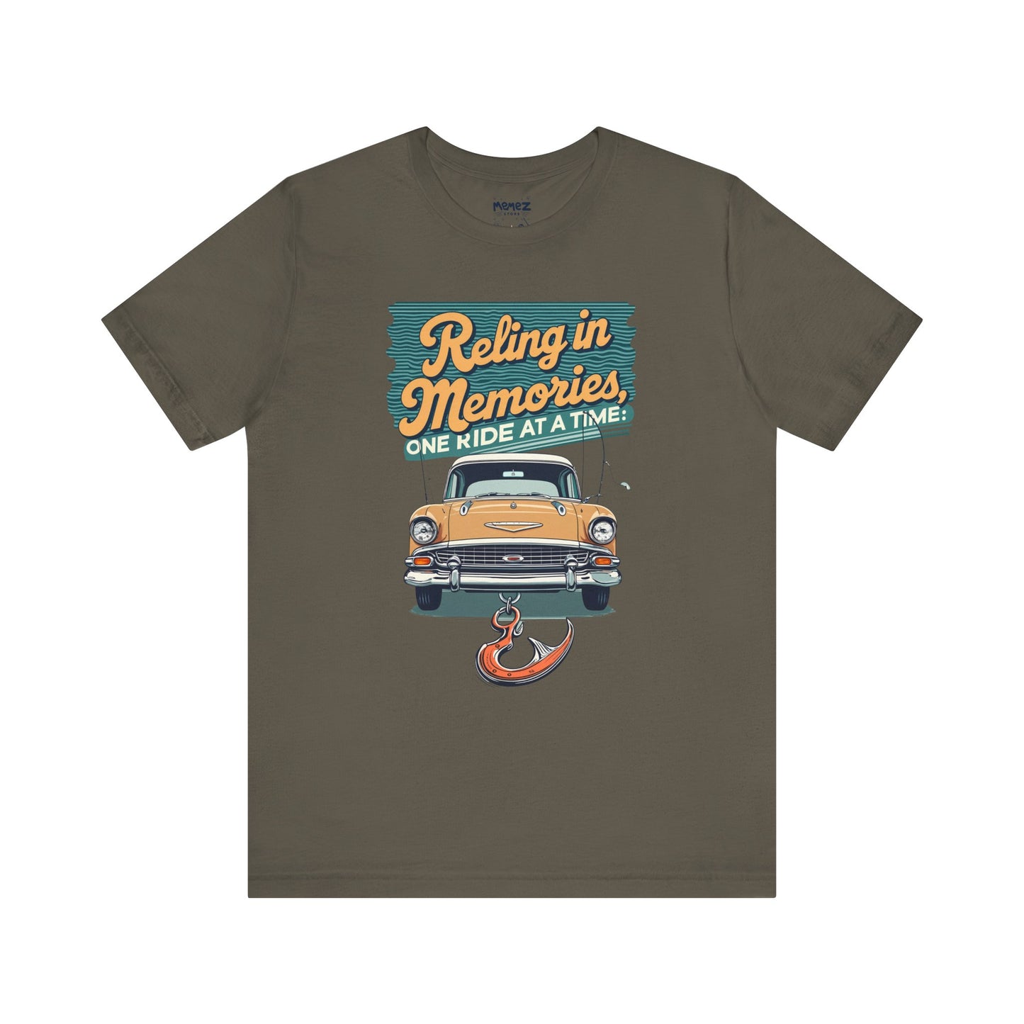 Rolling Memories Vintage Car Lover's FUnny meme Tee By Memez Store