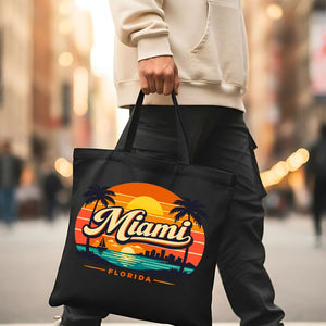Miami Best Selling Retro Graphic Tote Bag