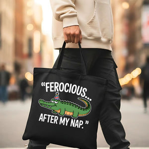 "After My Nap" Cozy & Funny Sleep Humor Tote Bag