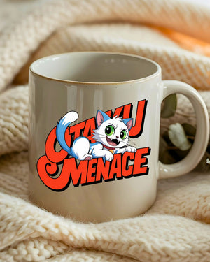 “11oz & 15oz Japanese Cat Meme Mug by Memez Store”