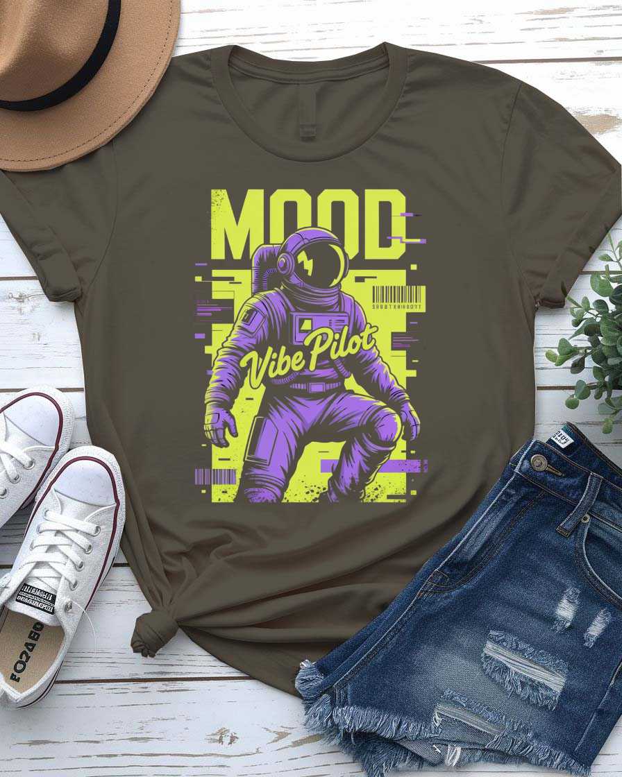 "Pilot Astronaut Tee by Memez Store funny space shirt"