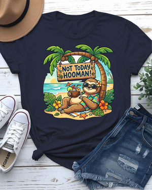 Not today hooman summer tee unimpressed cat meme graphic