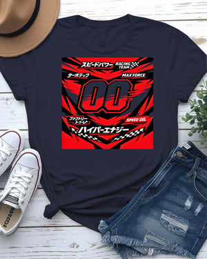 Zero Velocity retro logo graphic t-shirt in heather grey