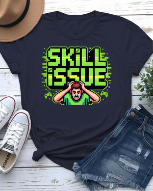 Skill Issue Gamer Graphic T-Shirt