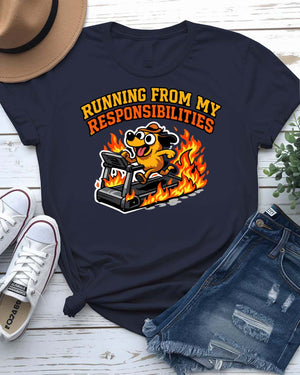 Running From My Responsibilities Graphic T-Shirt