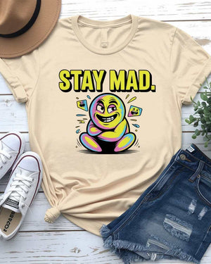 "Stay Mad Meme Unisex Tee by Memez Store"