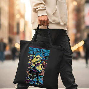 Urban Youth Graphic Cotton Canvas Tote Bag