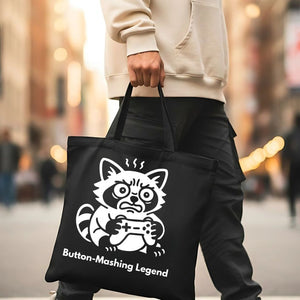 Button Mashing Legend Retro Gamer Tote Bag