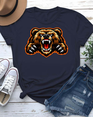 Angry Bear Graphic T-Shirt