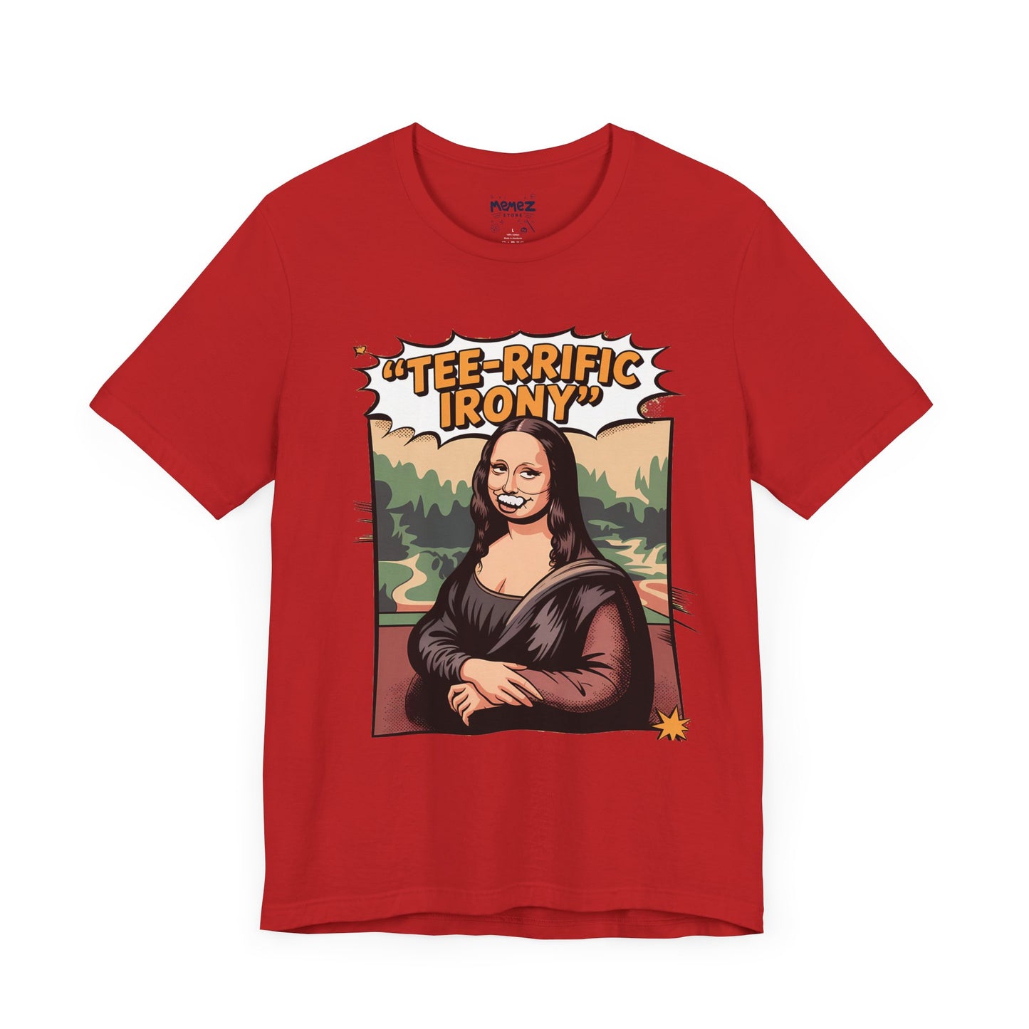 Funny Mona Lisa Unisex Tee