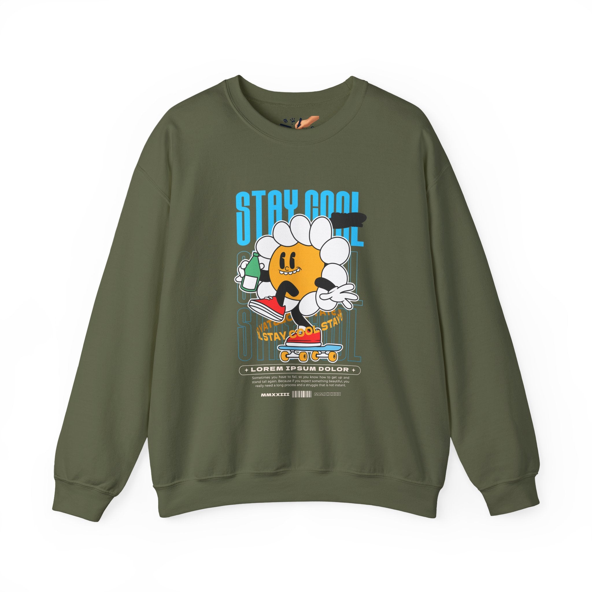 Stay Cool Crewneck Sweatshirt — Relaxed Everyday Comfort
