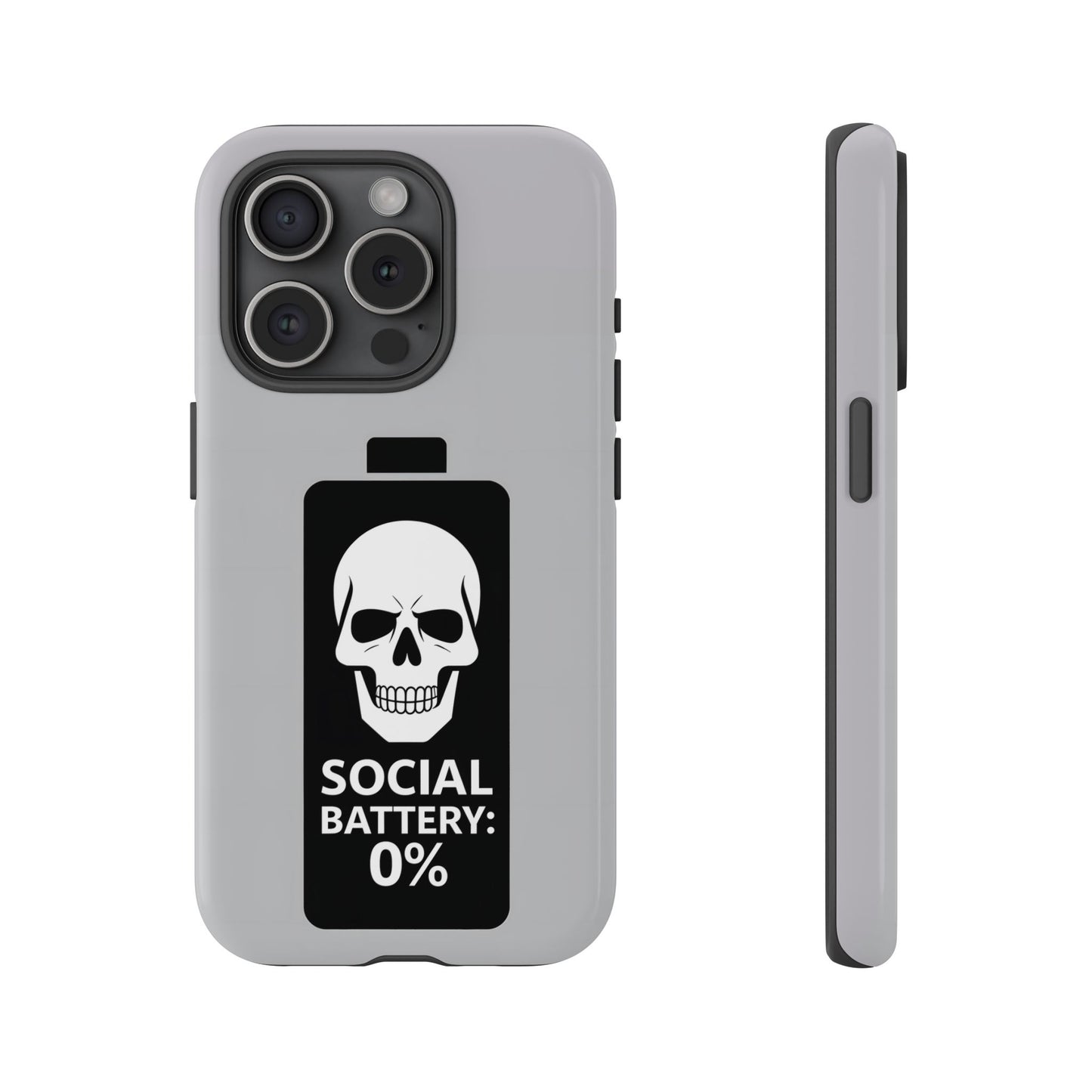 Social Battery Zeero I Phone case by Memez Store