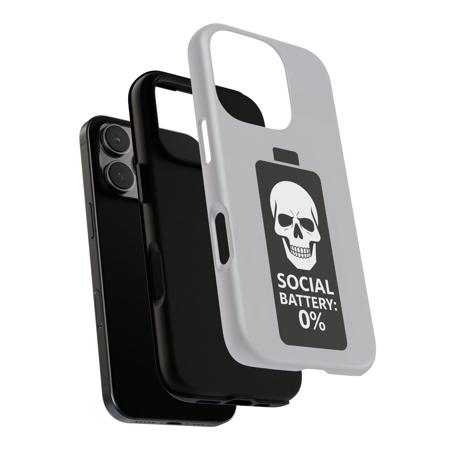 Social Battery Zeero I Phone case by Memez Store