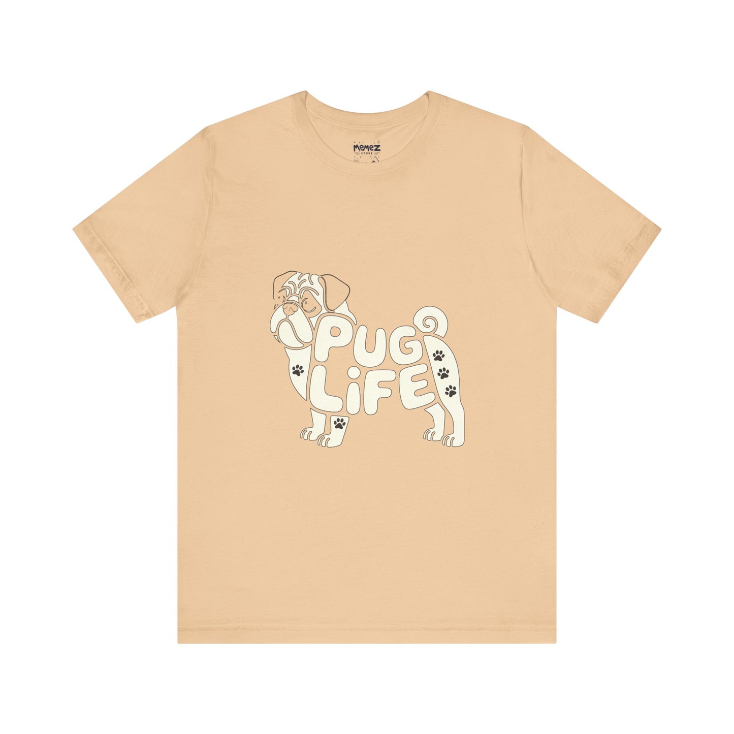 Unisex Tee PUG Life Dog Lover's Meme Tee By Memez store