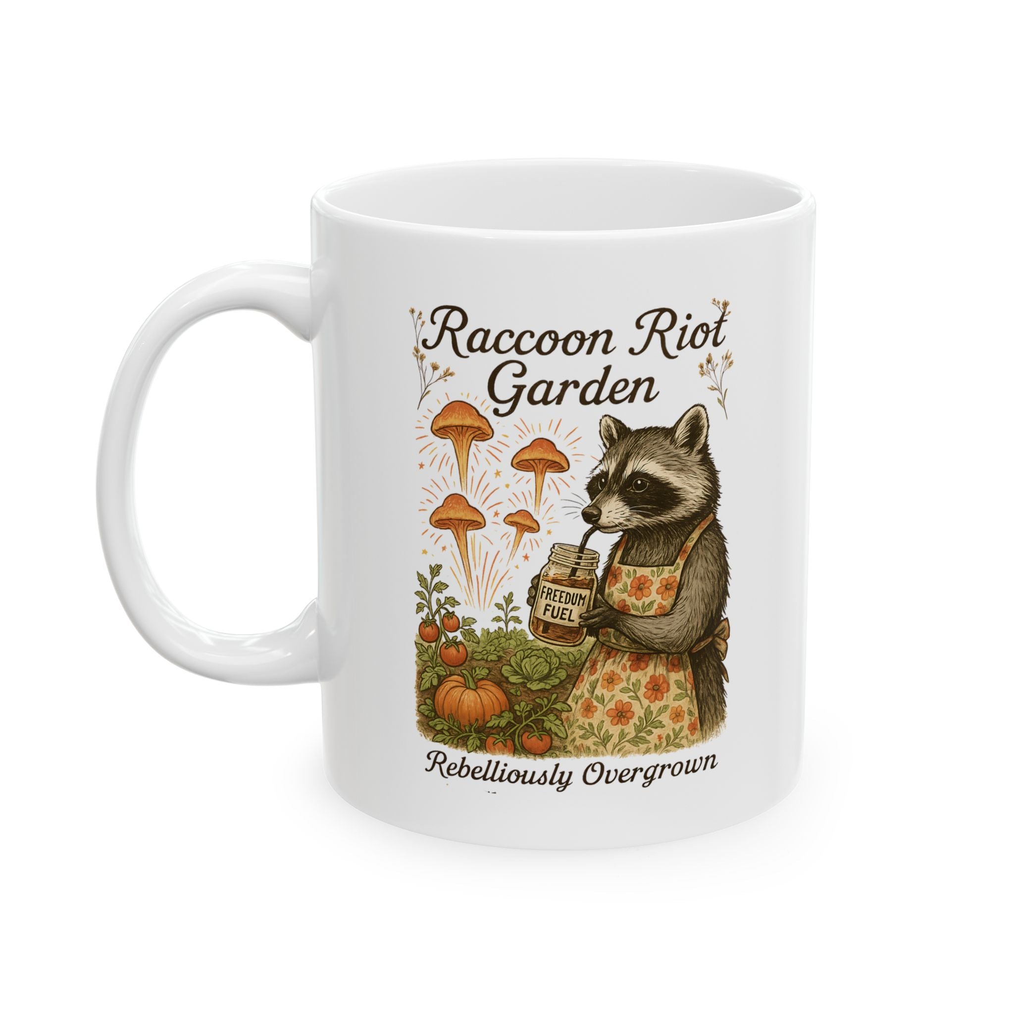 Mug - Raccoon Riot Gard Mug, Unique Animal Lover Gift