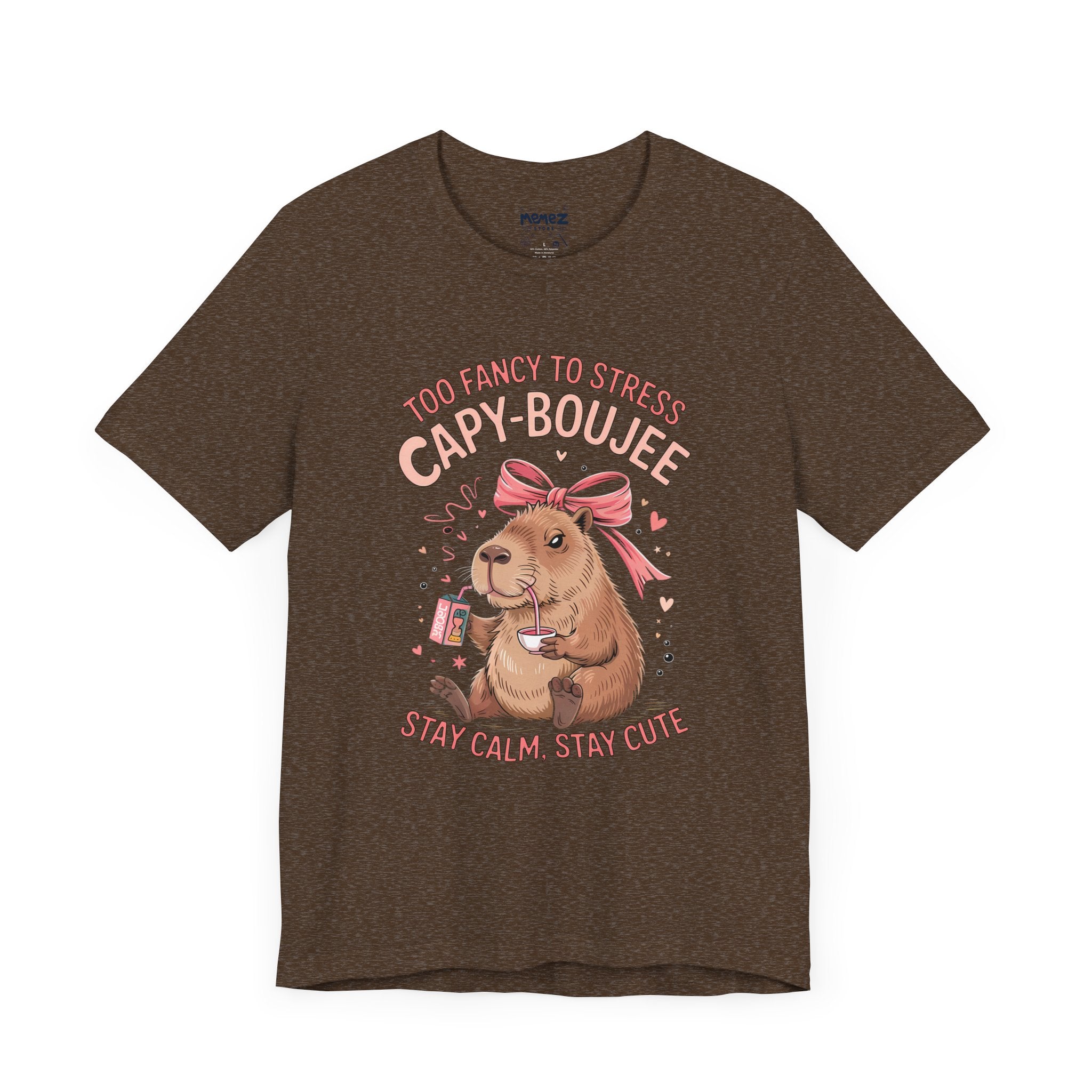 Capy Boujee Unisex Tee - Trendy T-Shirt for Meme Lovers