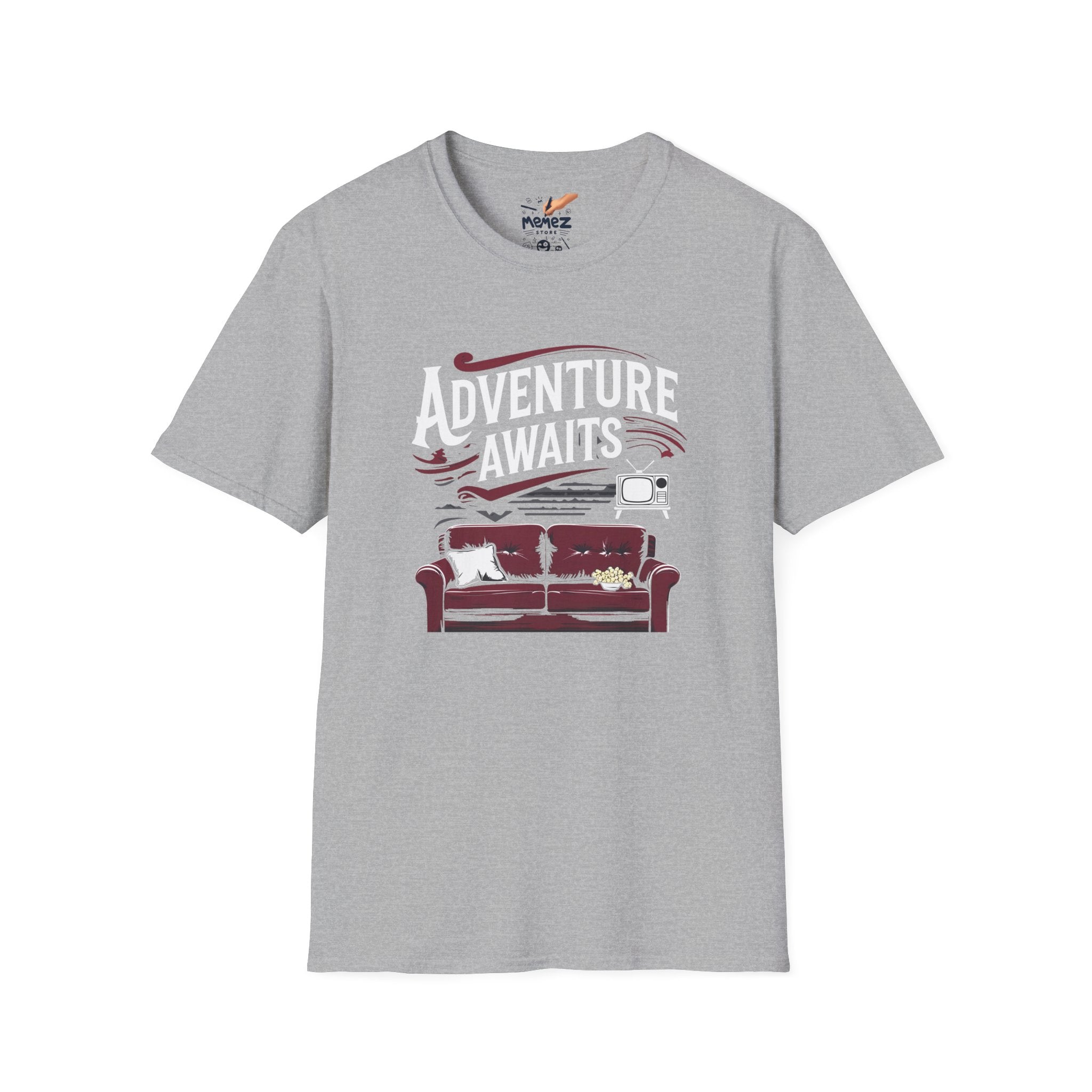 Adventure Awaits A Meme and Funny T-shirt for Gen Z