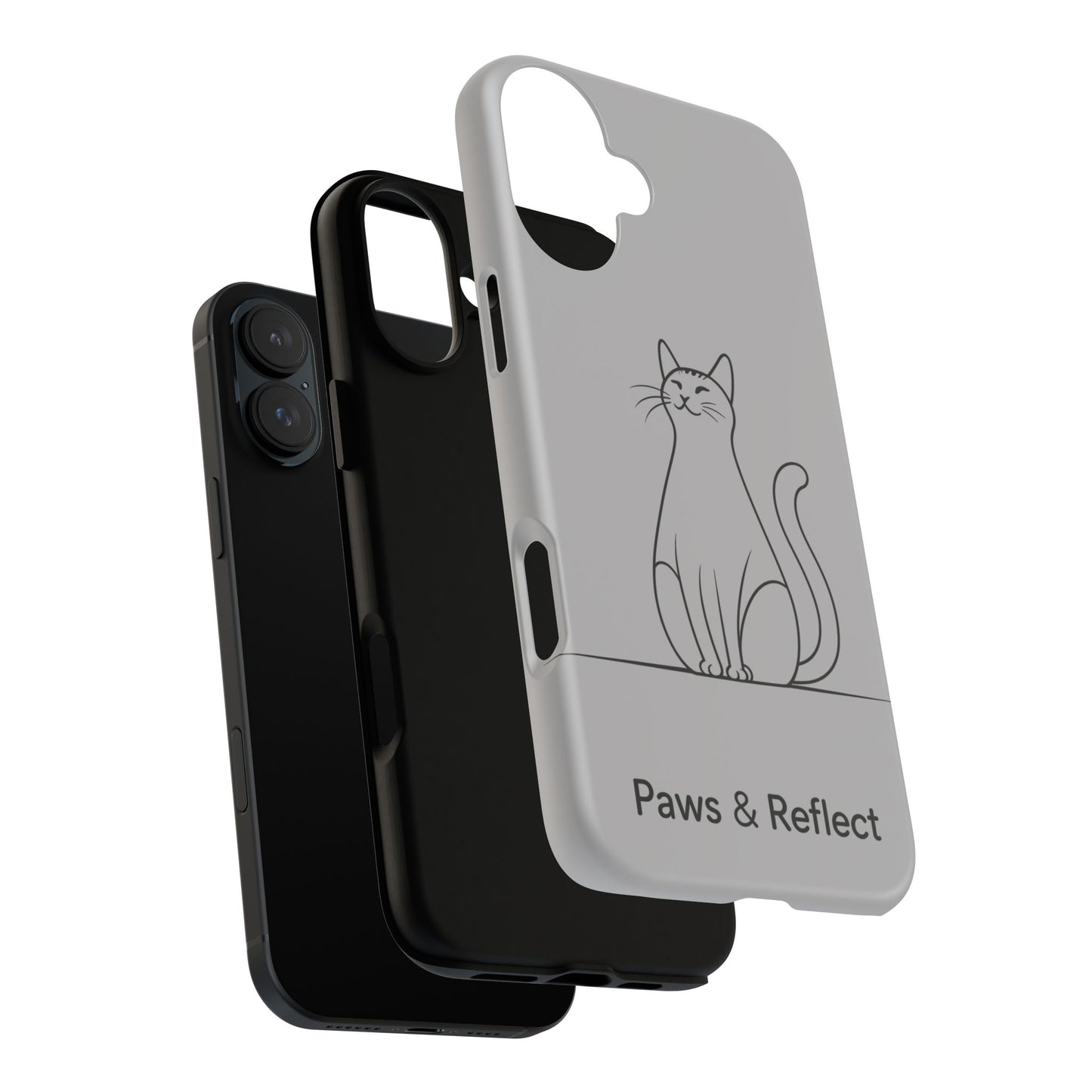 Paw and Reflect Pet Lovers iPhone Case By Memez Store