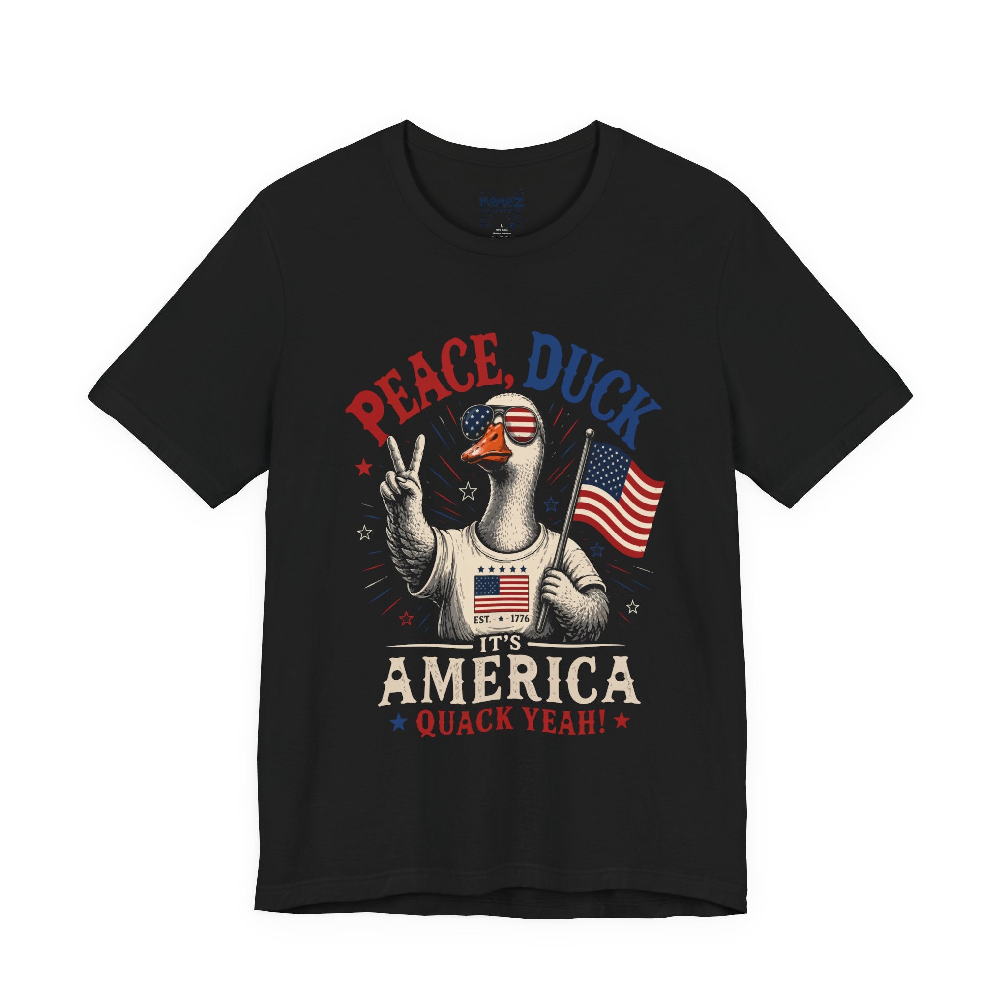 Peace Duck Tee — Cute Peace Sign Duck Graphic T-Shirt